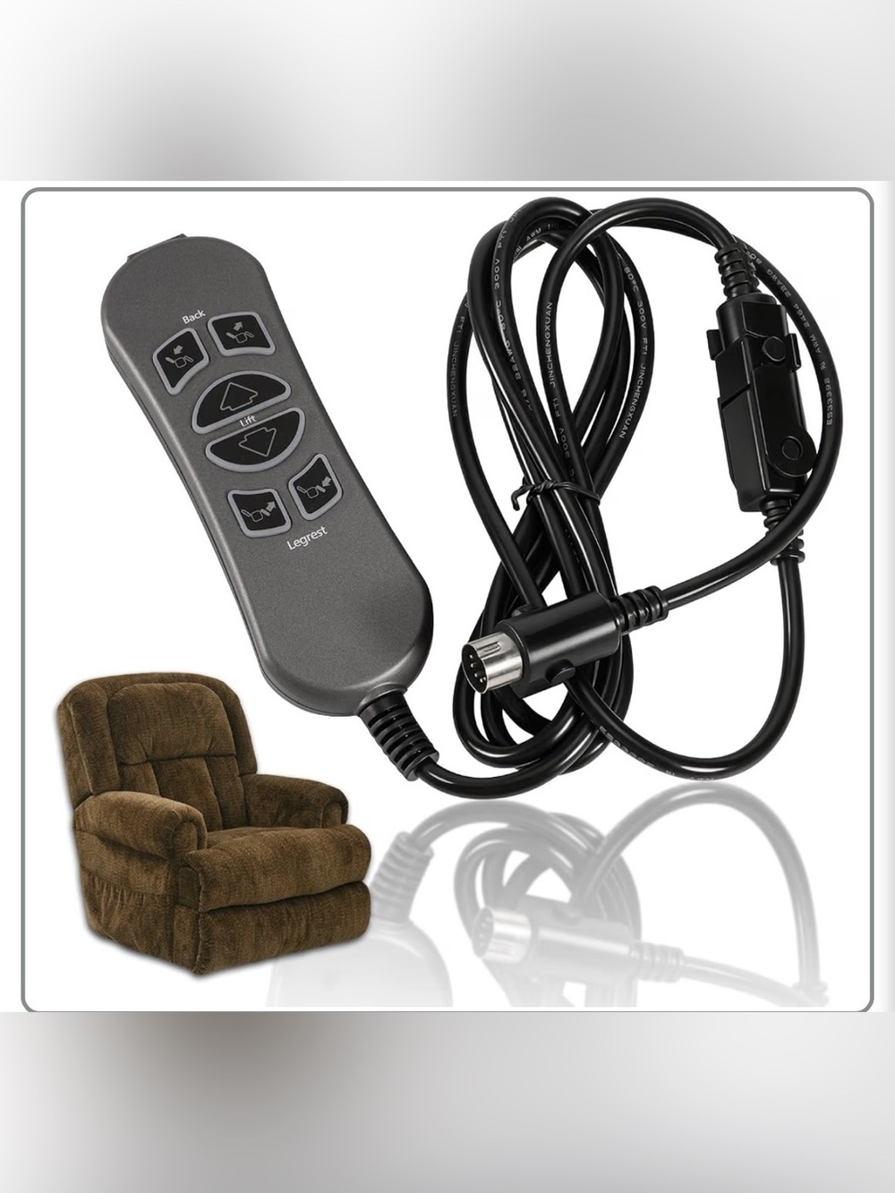 6 Button 5 Pin Lift Chair Hand Control Power Recliner Remote Model MLSK89-A2